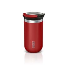 WACACO Octaroma Lungo Mug Isotermico 300 ml – Acciaio inossidabile, doppia parete sottovuoto, impermeabile, ideale per caffè lungo e viaggi - Rosso - 