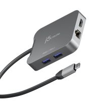 j5create JCD3191-N station d'accueil Avec fil USB 3.2 Gen 2 (3.1 Gen 2) Type-C Gris
