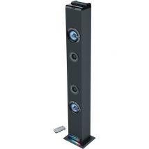 Torre de sonido Bluetooth - INOVALLEY - HP58BTH - 60W - Bluetooth V4.1 - Luces - FM - AUX-IN - Soporte extraíble - Mando a distancia incluido - Nuevo