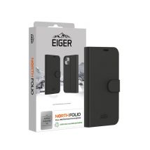 EIGER - Coque pour Apple iPhone 16 - Protection complète contre les intempéries - Noir mat
