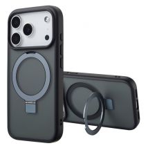Accezz Coque Ring Stand avec MagSafe pour Apple iPhone 17 Pro - Noir