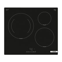Plaque de cuisson à induction 60cm 3 feux noir - PIJ611BB5E