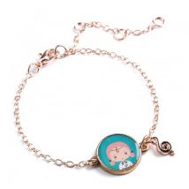 Bracelet Sidonie de Tinyly Univers avec Médaillon et Charms Coloré
