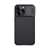 Coque CamShield Pro pour iPhone 13 Pro avec Cache Caméra Coulissant Noir