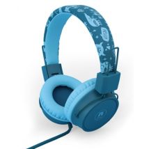 Casco Safe Kids con cavo jack verde/blu - Nuovo