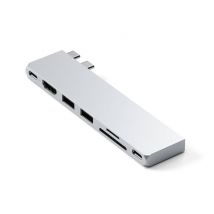 Satechi ST-HUCPHSS base para portátil y replicador de puertos Acoplamiento USB 3.2 Gen 2 (3.1 Gen 2) Type-C Plata - Nuevo
