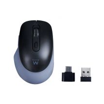 Ewent EW3243 souris Bureau Droitier RF sans fil + Bluetooth Optique 3200 DPI