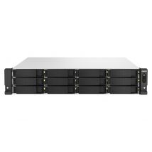 QNAP TS-H1887XU-RP NAS Rack (2 U) Intel Xeon E E-2336 32 Go DDR4 0 To QuTS hero Noir, Blanc