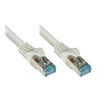 Cavo di rete Alcasa 8064-H100 Grigio 10 m Cat6a S/FTP (S-STP) - Nuovo