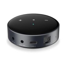 WiiM Mini AirPlay 2 Récepteur Audio sans Fil, Streamer Audio, Fonction Multiroom, Préamplificateur Audio, Fonctionne avec Alexa & Siri, Streaming Hi 