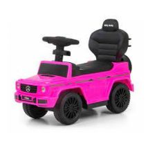 Milly Mally Porteur Mercedes G350D Rosa con Barra di Spinta - Nuovo
