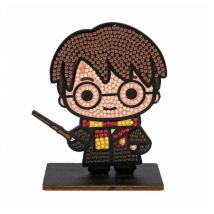 Figurita de madera de Harry Potter con diamantes - 15 cm - Nuevo