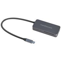 Mediacom MD-S405 lector de tarjeta USB 3.2 Gen 1 (3.1 Gen 1) Type-C Aluminio - Nuevo