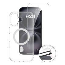 4smarts 541556 coque de protection pour téléphones portables 16 cm (6.3 ) Transparent, Blanc Apple (brand) iPhone 17