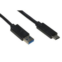 Link Accessori LKC3018 câble USB USB 3.2 Gen 1 (3.1 Gen 1) 1,8 m USB A USB C Noir