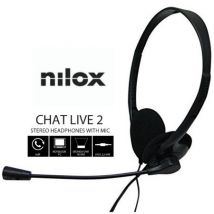 Nilox CHAT LIVE 2 Écouteurs Ecouteurs Appels/Musique Noir