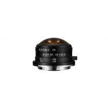 Laowa 4mm f/2.8 Fisheye MILC Objectif large fish eye Noir