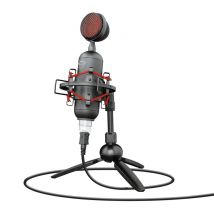 Trust GXT 244 Buzz Noir, Rouge Microphone de PC