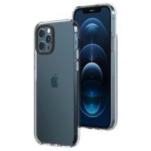 RHINOSHIELD Crystal Clear Compatible avec [iPhone 12/12 Pro] Résiste au jaunissement, Haute Transparence, Coque de Protection Personnalisable Clear - 