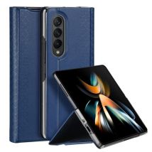 Étui livre magnétique série Dux Ducis Bril pour Samsung Galaxy Z Fold 4 F936B Bleu