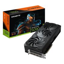GIGABYTE GeForce RTX 5090 WINDFORCE OC 32G Carte Graphique - 32 Go GDDR7, 512 bits, PCI-E 5.0, 2467MHz Fréquence du Cœur, 3 x DP 2.1a, 1 x HDMI 2.1b, 