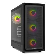 NOX Hummer Aero Midi Tower Nero - Nuovo
