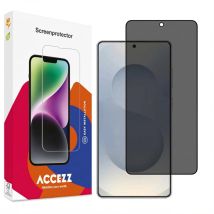 Accezz Protection d'écran en verre trempé Privacy pour Samsung Galaxy S25 Edge
