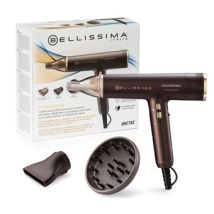 Asciugacapelli Bellissima Ceramisonic BLDC 1700 W riscaldamento in ceramica 3 velocità 3 temperature Aria fresca Marrone - Nuovo