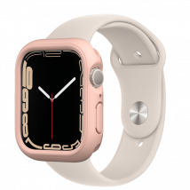 RhinoShield Coque Bumper Compatible avec Apple Watch Séries 9/8 / 7 [45mm] CrashGuard NX - Protection Fine, Personnalisable avec Technologie 