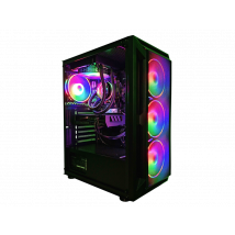 AERO AMD Ryzen 7 5700X, 4.6 GHz, 1 To NVMe, 32 Go DDR4 3600 MHz, RTX 5060 8 Go Dual, Noir