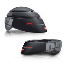 Ducati DUC-HLM-FLD/M casque de sport Noir, Gris, Rouge