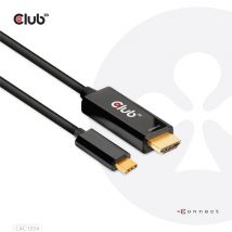 CLUB3D CAC-1334 cavo video e adattatore 1,8 m HDMI tipo A (standard) USB tipo C - Nuovo