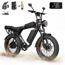 Bici elettrica Aairsk X5 con batteria da 48 V 15 Ah, sblocco con scheda e indicatori di direzione - Nuovo