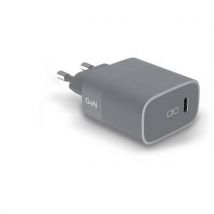Chargeur maison USB C 65W Power Delivery GaN Ultra rapide Gris