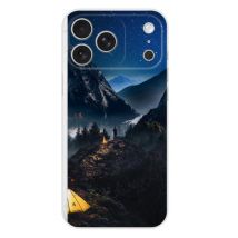 Coque en silicone - Compatible pour Apple iPhone 17 Pro Max - design seul en montagne