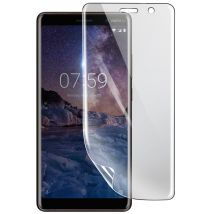 3mk Protector de pantalla de hidrogel antigolpes y antiarañazos para Nokia 7 plus Transparente - Nuevo