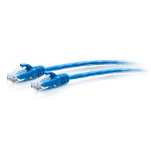 C2G Cable de conexión Ethernet delgado sin apantallar (UTP) con protección antienganche Cat6a de 3,1 m - Azul - Nuevo