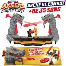 Ninja Fury Fighting Arena - MOOSE TOYS - AKEDO - Lucha con figuras de acción, mandos y efectos de sonido - Nuevo