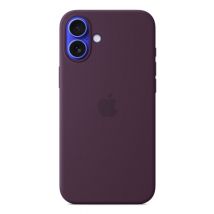 Apple Coque en silicone avec MagSafe pour iPhone 16 Plus - Prune Apple iPhone 16 Plus