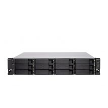 QNAP TS-H1886XU-RP-R2 NAS Rack (3 U) Intel Xeon D D-1622 32 GB DDR4 QuTS hero Nero, Grigio - Nuovo