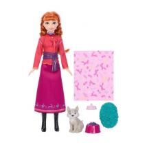 Disney La Reina de las Nieves - Set Anna y el Cachorro - 4 accesorios - Disney Frozen - JFG17 - Nuevo