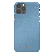 Coque pour iPhone 11 Pro Rigide London en cuir Bleu
