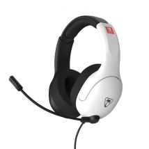 Casque gaming filaire - TBS-8003-05 - Airlite Fit - Sous licence officielle Nintendo pour Switch 2 - Noir & Blanc