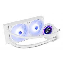NOX Hummer X-240 LCD Processeur Refroidisseur d'air 12 cm Blanc 1 pièce(s)