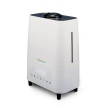 Meaco Deluxe 202 Humidificateur et Purificateur d'Air – Nébulisation froide et chaude, filtre HEPA et charbon, idéal pour les pièces jusqu'à 65m².