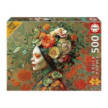 Puzzle - EDUCA - Reine Lézard - 500 pezzi - Animali - 68 x 48 cm - a partire da 10 anni - Nuovo