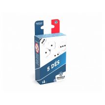 Dados Ducale de 18 mm - Juego de 5 dados de formato ecológico para juegos de mesa - Nuevo