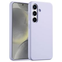 Accezz Coque Liquid Silicone pour Samsung Galaxy S25 - Violet