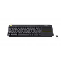 LOGITECH - K400 Plus Teclado multimedia para TV - QWERTY - Inalámbrico - Touch Pad - Negro - Nuevo
