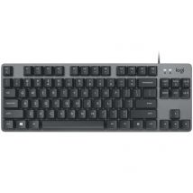 Logitech K835 TKL Mechanical Keyboard clavier Bureau USB Français Graphite, Gris
